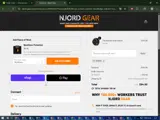 Njord Gear coupon verification screenshot