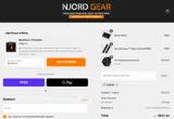 Njord Gear coupon verification screenshot