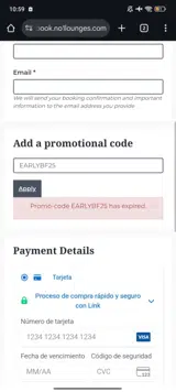EARLYBF25 coupon verification screenshot
