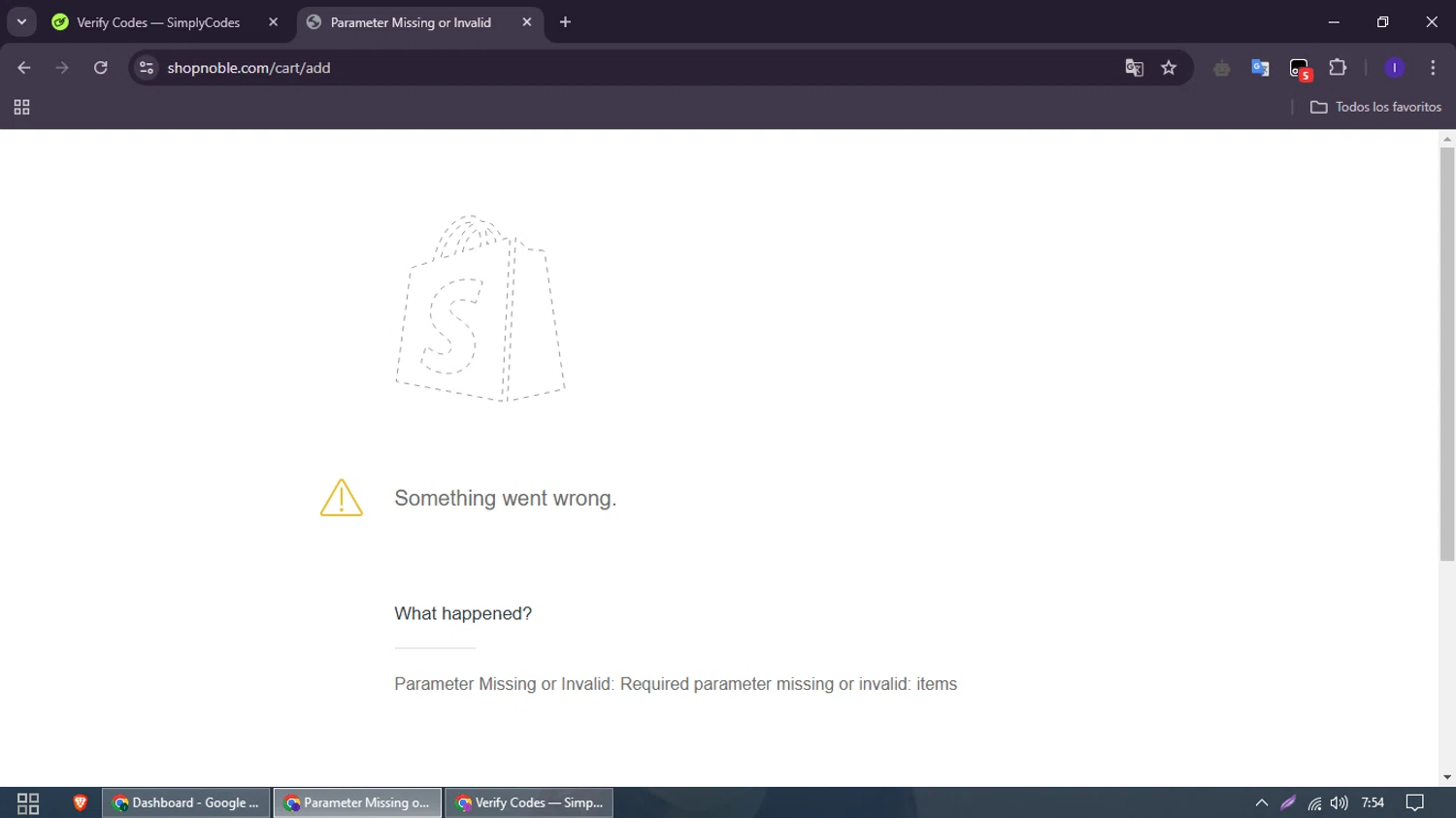 Noble promo code screenshot showing code SIMPLYCODES10 applied at Noble checkout page. Uploaded by SimplyCodes community member RebateTitan9354 on Feb 28, 2025