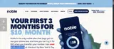 NOBLE10FOR3 coupon verification screenshot