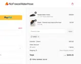 NoFreezeWaterHose coupon verification screenshot