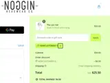 Noggin Headwear coupon verification screenshot