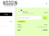 Noggin Headwear coupon verification screenshot