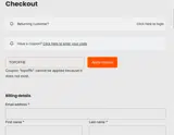TOPOFFB coupon verification screenshot