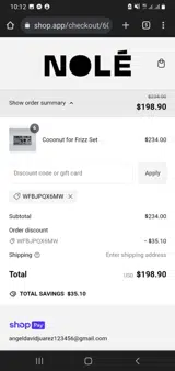 WFBJPQX6MW coupon verification screenshot