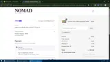 Nomad Cosmetics coupon verification screenshot