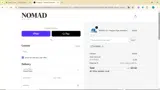 Nomad Cosmetics coupon verification screenshot