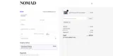 Nomad Cosmetics coupon verification screenshot