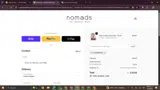 Nomads Clothing coupon verification screenshot
