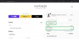 Nomads Clothing coupon verification screenshot