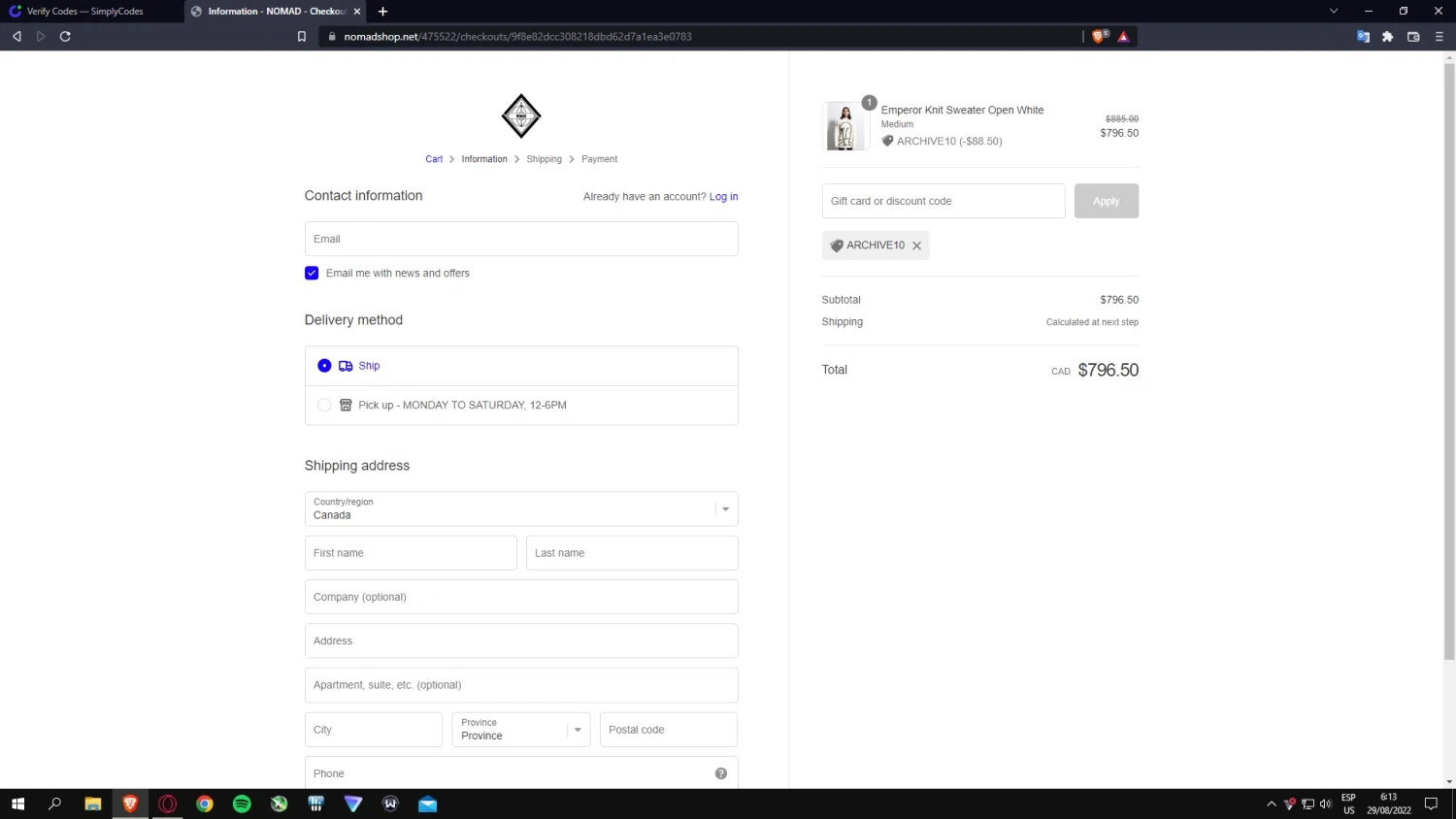NOMAD Discount Codes 20 Off September 2024