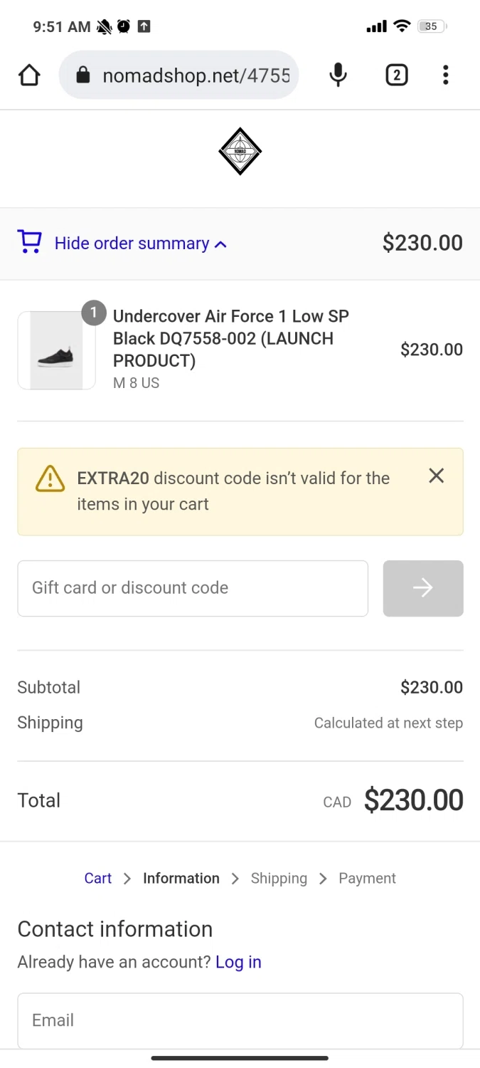 NOMAD Discount Codes 20 Off September 2024