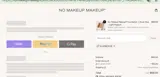 No Makeup Makeup coupon verification screenshot
