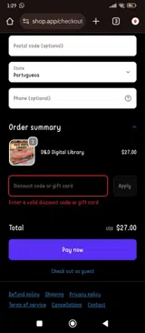 10YODE coupon verification screenshot
