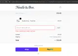 noodle20 coupon verification screenshot