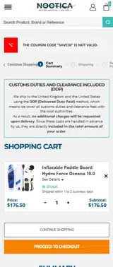 save30 coupon verification screenshot