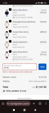BF25 coupon verification screenshot