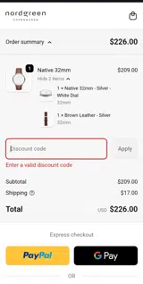 THEVAGUEVOGUE15 coupon verification screenshot