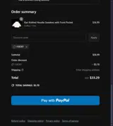I10off coupon verification screenshot