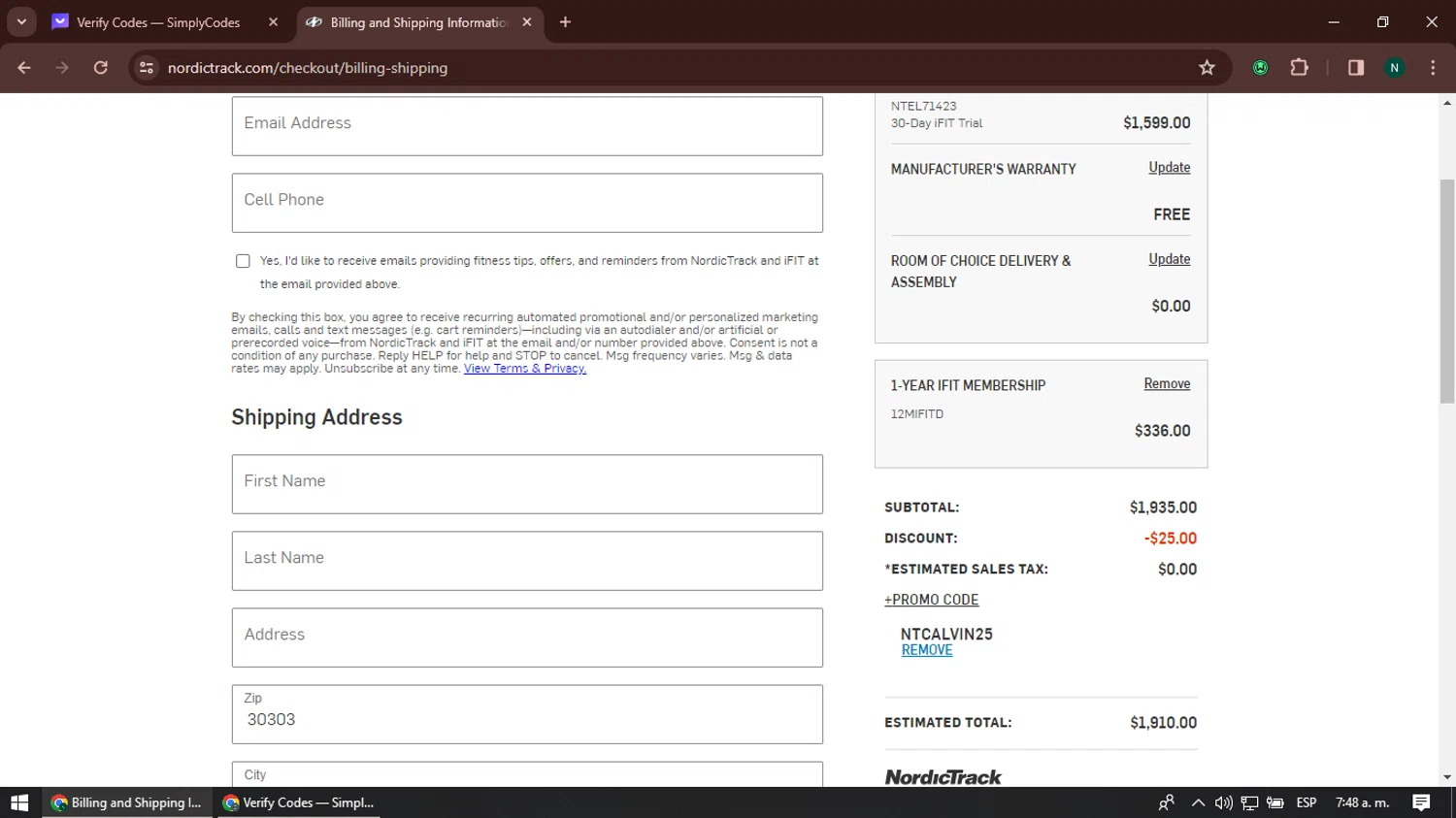 NordicTrack Promo Codes 300 Off January 2024