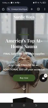 Final50 coupon verification screenshot