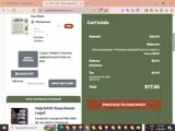 North Atlantic Seed coupon verification screenshot