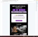 North Atlantic Seed coupon verification screenshot
