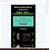 North Atlantic Seed coupon verification screenshot