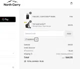 NORTH10 coupon verification screenshot