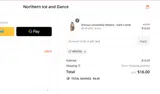 Northern Ice and Dance coupon verification screenshot