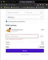 blueberry25 coupon verification screenshot