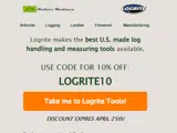 Northern Woodsmen coupon verification screenshot