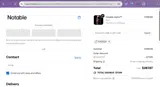 Notable coupon verification screenshot