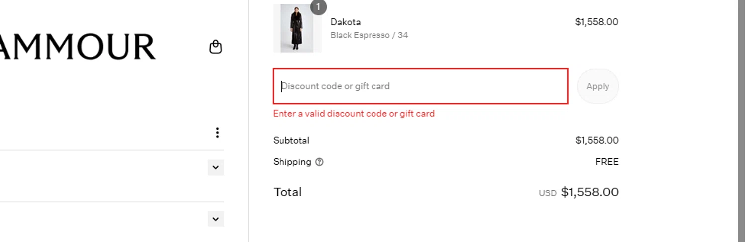 Nour Hammour discount code screenshot showing code Final10 applied at Nour Hammour checkout page. Uploaded by SimplyCodes community member BudgetWizard6950 on Jun 11, 2025