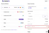 Novada Proxy coupon verification screenshot