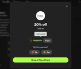 BD25OFF coupon verification screenshot