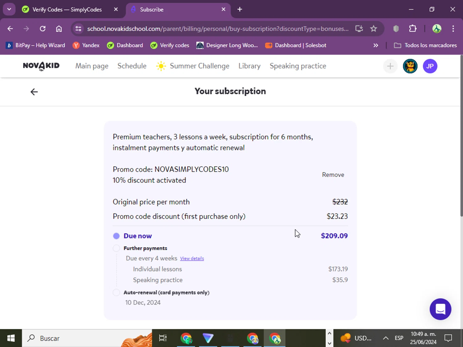 how to use NovaKid coupons