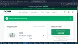 Nova Kratom coupon verification screenshot