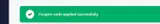 Nova Kratom coupon verification screenshot