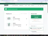 Nova Kratom coupon verification screenshot