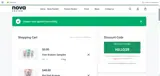 Nova Kratom coupon verification screenshot