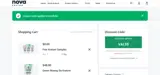 Nova Kratom coupon verification screenshot