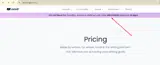 welcome30 coupon verification screenshot