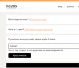 SHEMD coupon verification screenshot