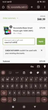caea1a31a909 coupon verification screenshot