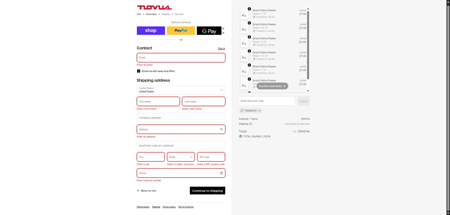 Novus discount code screenshot showing code THANKS10 applied at Novus checkout page. Uploaded by SimplyCodes community member EpicLegend237 on Jan 28, 2026