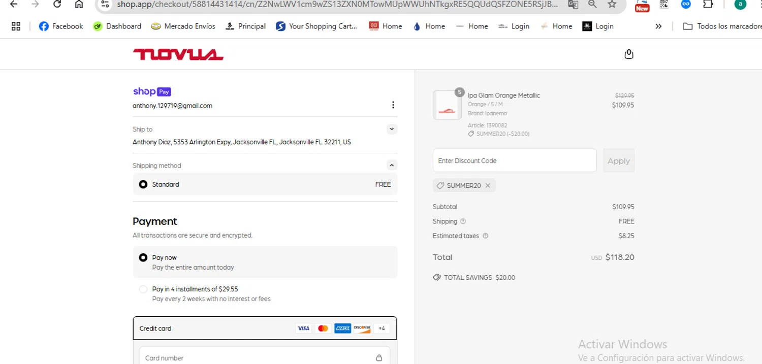 Novus discount code screenshot showing code Summer20 applied at Novus checkout page. Uploaded by SimplyCodes community member anthonydiaz1 on May 23, 2025