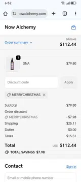 merrychristmas coupon verification screenshot