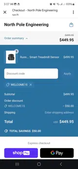 North Pole Engineering coupon verification screenshot